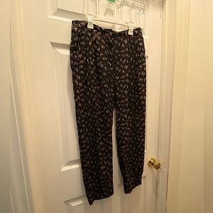 Silence and Noise Size 8 patterned pants